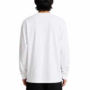 เสื้อยืดแขนยาวผู้ชาย ผ้าฝ้าย 100% นุ่ม ระบายอากาศดี สวมใส่สบาย คอกลม ราคาประหยัด - Product Image 2