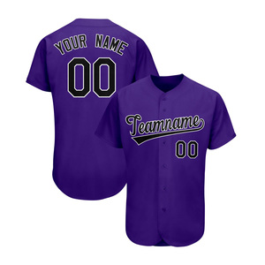 Maillots de baseball unisexes personnalisés de qualité supérieure pour femmes, vêtements de sport, 100% polyester, impression par sublimation, séchage rapide - Product Image 3