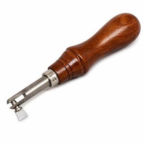 <b>Leather</b> Craft Embossing Wheel Holder | Professional Wooden Handle Embossing Wheel <b>Tool</b> Holder for <b>Leather</b> Stamping & Decorative - Product Image 3