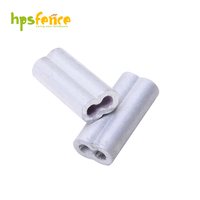 Abrazadera Profesional de Aluminio para Cercas de Ganado y Granjas, Solución Fácil para Conexión de Múltiples Alambres