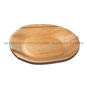 Assiette à feuilles personnalisée Assiette de service écologique pour usage quotidien biodégradable comme une assiette en papier - Product Image 1