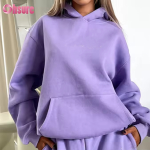 Sudadera con capucha de forro polar para hombre, con doble cremallera, estilo oversize, de fabricantes - Product Image 3