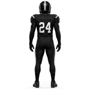 Uniforme de football américain pour les équipes de jeunes, uniformes de football personnalisés avec noms et numéros, livraison rapide dans le monde entier, taille OEM - Product Image 4
