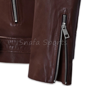 Chaqueta de Cuero para Hombre, Diseño Nuevo, a la Moda, Personalizada, Resistente al Viento, Venta Caliente - Product Image 4