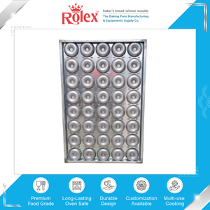 Plateau à gâteaux et donuts de qualité supérieure, en acier alu, résistant au four et lavable, 600x400mm, 40 cavités, en gros, à vendre - Product Image 3