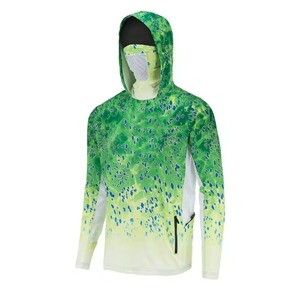Sudaderas y Camisetas de Pesca Unisex de Secado Rápido UPF50 de Manga Larga con Protección UV Personalizada, Impermeables, Transpirables, de Spandex/Poliéster - Product Image 5