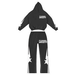 Conjuntos Deportivos Personalizados al por Mayor con Logotipo Impreso en Relieve para Hombre, Trajes Casuales para Correr, Otoño Invierno, Conjunto Deportivo Personalizado para Adultos, Ropa Urbana - Product Image 3