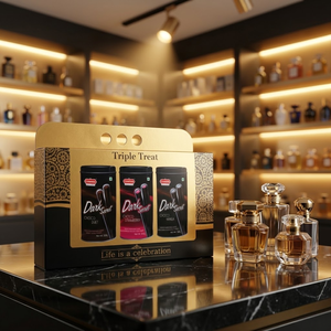 กล่องบรรจุภัณฑ์น้ำหอมพิมพ์ลายพิเศษสุดหรู พร้อมโลโก้ปั๊มฟอยล์ทอง |   ผู้ผลิตกล่องของขวัญน้ำหอมแบบแข็งพรีเมียมจากอินเดีย - Product Image 5