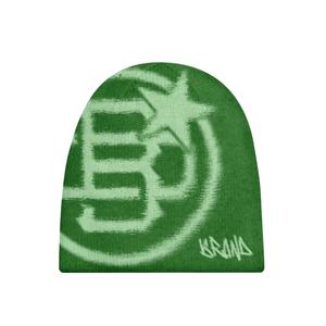 Gorro de invierno de punto ajustable de primera calidad, diseño de Jacquard personalizado, bordado 3D, transpirable, impermeable, Unisex, uso diario al aire libre para adultos - Product Image 1
