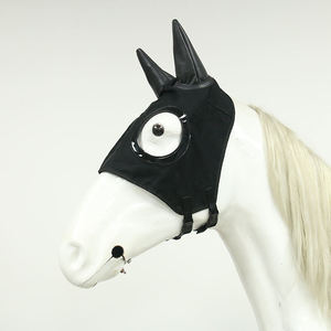 Malla de nido de abeja para caballos, antimosquitos, con alto flujo de aire, cómoda, protector facial ecuestre, antipolvo, duradera, cubre ojos equino, nueva - Product Image 3