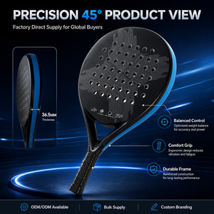 <span class=keywords><strong>Raquette</strong></span> de <span class=keywords><strong>padel</strong></span> 36,5 mm, noyau souple en EVA, grand sweet spot, pour entraînement en club, location, logo personnalisé, OEM, ODM, vente en gros, fournisseur d'usine - Product Image 2