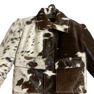 Chaqueta de Cuero Vacuno de Alta Calidad para Hombre, Chaqueta de Piel de Vaca Genuina, Estilo Moderno e Informal para Invierno - Product Image 1