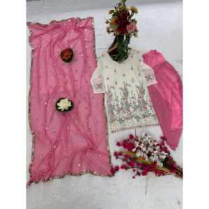Ensemble Dupatta haut-bas et magnifique pour femmes - Product Image 6