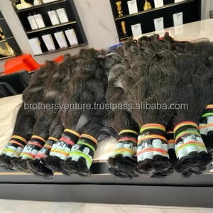 Extensions de cheveux Remy vierges indiennes et vietnamiennes 30-36 pouces longueur étirée faisceaux de tissage de cheveux de vagues droites naturelles - Product Image 3