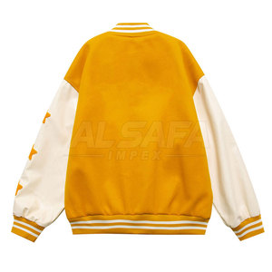 Servicio OEM, Chaqueta Letterman de Invierno de Nuevo Estilo, Chaqueta Letterman de Color Sólido de Alta Calidad en Venta - Product Image 2