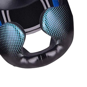 Professional <b>Face</b> Protection Full <b>Face</b> Boxing Head Guard Red White & Gold Fly Head Guards Boxing Training Helmets - Product Image 3