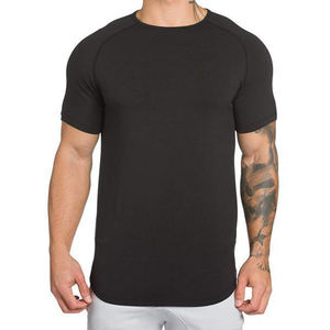 T-shirt homme premium, coupe musclée, manches raglan, polyester recyclé, fabricants de t-shirts personnalisés pour hommes et femmes, streetwear - Product Image 3