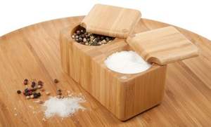 Boîte de rangement à épices en bois massif de qualité supérieure avec cuillère – Organisateur de cuisine gravé sur mesure – Fournisseur Alibaba Gold en gros - Product Image 4