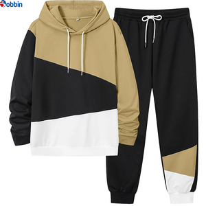 Conjunto Deportivo de Alta Calidad para Hombre, con Bloques de Color, Sudadera con Capucha, Manga Larga, Informal, para Otoño - Product Image 3