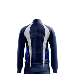 Survêtement en polyester et coton de haute qualité, tissu durable, coupe décontractée, idéal pour le fitness, les sports et les tenues décontractées. - Product Image 5