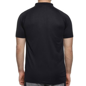 Polo personnalisé en polyester pour homme, noir et rouge, pour entraînement sportif professionnel, vêtements décontractés, nouvelle technologie - Product Image 2