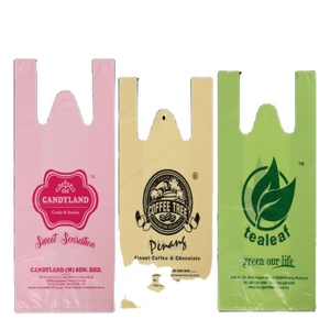 Bolsa de plástico para camisetas, embalaje de compras, asequible, buena calidad - Product Image 1