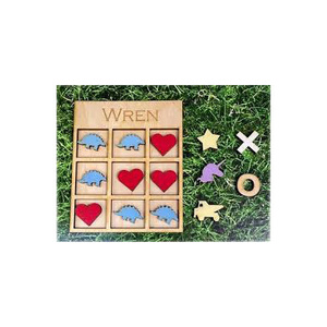 Juego de Mesa Tic Tac Toe de Madera Hecho a Mano, Decoración Clásica para Mesa de Centro, Rompecabezas Educativo, Juguete para Niños, Regalos de Viaje Familiares - Product Image 4