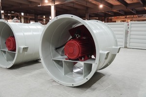 SS400 Steel Corded Electric Direct Drive APL-8-7D for Stairwell Pressurization OBM Support 220-380V <b>AC</b> Axial <b>Fan</b> - Product Image 2