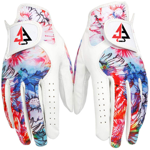 Gants de golf en cuir de cabretta de qualité supérieure avec logo personnalisé, cuir véritable haut de gamme avec emballage premium pour les sports - Product Image 1