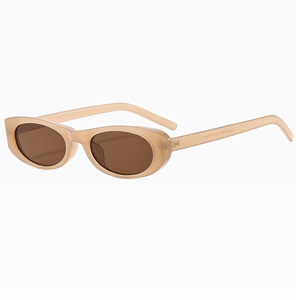 Nouvelles lunettes de soleil œil-de-chat pour femmes et hommes, style européen et américain, tendance, petites couleurs bonbon, protection UV400, légères en PC - Product Image 5