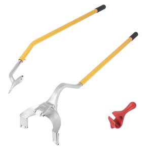 Attrezzo Manuale per Montaggio/Smontaggio Pneumatici in Acciaio 22.5-24.5 Pollici con Supporto Extra per il Tallone, Strumento per Rimozione Pneumatici Tubeless - Product Image 3