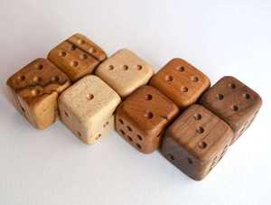 Dados de Madera Sostenibles, Producto Ecológico, Dados de Madera para el Aprendizaje Educativo, Dados de Madera con el Alfabeto para Niños - Product Image 4