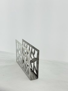 Contemporary Metal Tissue Holder Stylish <b>Kitchen</b> Decor Piece - Product Image 2