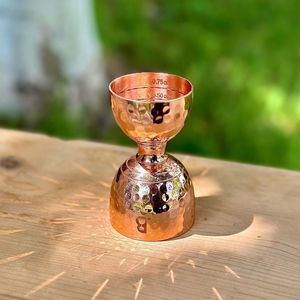 Handcrafted Copper Finish Cocktail Jigger 30ml 45ml Double End Liquor Measuring <b>Tool</b> Professional Bartender <b>Bar</b> Equipment - Product Image 5
