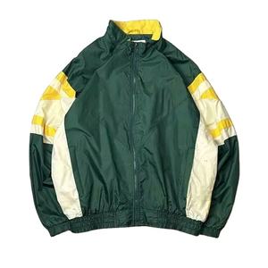 Chaqueta cortavientos personalizada para hombre, con cuello alto, deportiva, de nailon, a prueba de viento, para hombre - Product Image 1