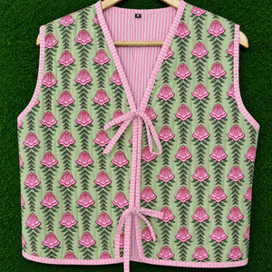 Stylish Cotton <b>Quilted</b> Body Warmer Waistcoat <b>Jacket</b> for women Lightweight Winter Sleeveless Puffer Outdoor Wear <b>Jacket</b> For gifts - Product Image 5