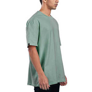 เสื้อยืดแบบย้อมสีเอซิดสำหรับผู้ชาย ผ้าฝ้าย 100% เป็นมิตรกับสิ่งแวดล้อม ระบายอากาศได้ดี สวมใส่สบาย รับออกแบบตามสั่ง บริการ OEM ขายส่งจากปากีสถาน - Product Image 3