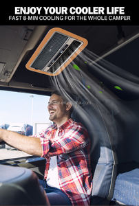 Nouveauté Double ventilateurs <span class=keywords><strong>camping</strong></span> camion voiture pelles véhicules tout-terrain kit de climatisation électrique <span class=keywords><strong>climatiseur</strong></span> <span class=keywords><strong>12</strong></span> <span class=keywords><strong>volts</strong></span> - Product Image 4