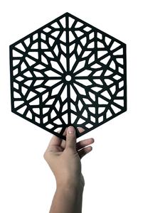 Posavasos personalizado Mdf Squarestone de sublimación respetuoso con el medio ambiente moderno con posavasos trasero de corcho - Product Image 1