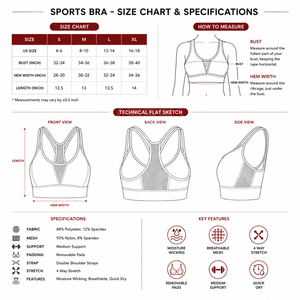 Sujetador deportivo frontal personalizado para yoga, transpirable, para mujer, top de gimnasio, ropa deportiva ligera, de alto soporte y elasticidad en cuatro direcciones. - Product Image 6