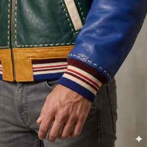 Chaqueta de Cuero Ligera para Hombre, la Mejor Calidad, Superventas, Tendencia Actual, Disponible al por Mayor, Chaqueta de Cuero con Logotipo Personalizado - Product Image 5