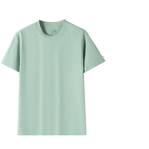 Camiseta de verano nueva con diseño de logotipo personalizado OEM, hecha de algodón de bambú con tacto de seda helada. - Product Image 6