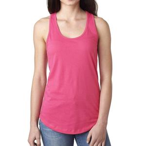 Ladies Breathable 100% Cotton Gym Tank <b>Tops</b> Custom Printed Design Plain Blank <b>Tops</b> for Women From Bangladesh - Product Image 1