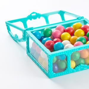 Boîte à bonbons en plastique transparent Kwang Hsieh coffre au trésor style cadeau - Product Image 3