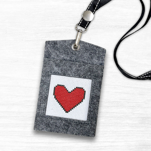 Kit créatif DIY, kit de porte-cartes en point de croix amusant pour enfants et adultes, idée de cadeau fait main - Product Image 2