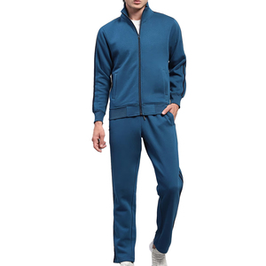 Chándal Deportivo Personalizado para Hombre con Capucha y Cremallera, Transpirable, 100% Algodón, para Entrenamiento Deportivo de Invierno, Fabricación OEM ODM - Product Image 1