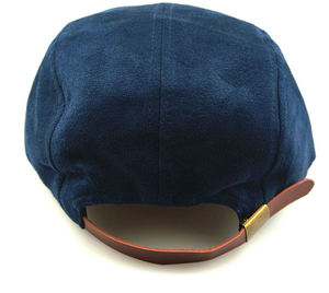 Casquette Snapback Unisexe Personnalisée de Haute Qualité 100% Coton, Style Vintage Plat, en Daim Imperméable, 6 Panneaux, avec Sangle en Cuir, pour Sports de Plein Air et Voyage - Product Image 5