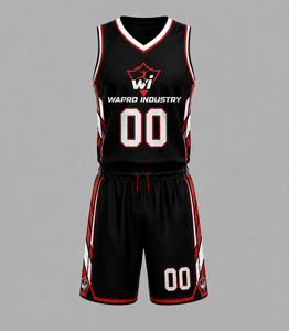 Conjunto de Uniforme de Baloncesto Personalizado Warpro Inferno Elite, Camiseta y Pantalones Cortos - Product Image 1