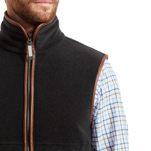 Drain Sports Custom Men's Outdoor Fleece Vest Breathable 360g Thermal Body <b>Warmer</b> OEM Export Supply Global Markets - Product Image 6