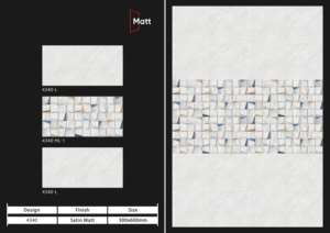 Azulejos Vitrificados Contemporáneos con Acabado Mate de 12"X24" Desarrollados para una Planificación Inteligente del Diseño que Garantiza un Equilibrio Estructural y una Estética Refinada - Product Image 3